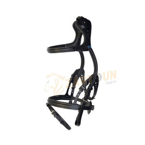 Brida de caballo de cuero genuino de alta calidad con función de salto acolchada suave Productos de caballo Premium - Product Image 5