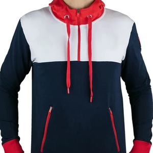 เสื้อฮู้ดสไตล์นักแข่งสีแดงแบบกำหนดเองสำหรับผู้ชาย - Product Image 2