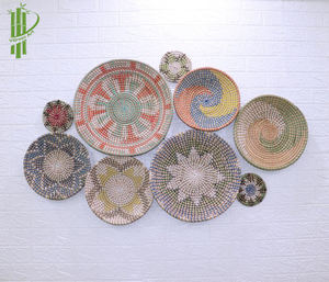 Vietnam Best Supplier Seagrass <b>Plate</b> With Plastic Strings <b>Wall</b> <b>Decorations</b> <b>for</b> Home With High Quality - Product Image 4
