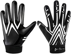 Guantes de fútbol americano OEM 2021 al por mayor conjuntos de guantes receptores deportivos de talla grande para adultos - Product Image 5