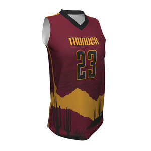 Uniforme de baloncesto OEM 2021 personalizado de poliéster de alta calidad, el más vendido a precio económico. - Product Image 1