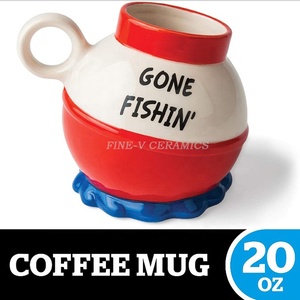 Custom logo Hot Coffee Mug 445ml Ceramic <strong>Fishbowl</strong> Shaped Mug Creative Gift Cup - Product Image 5