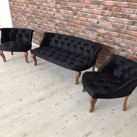 Juego de sofá de té Chester para exteriores de grado superior para el hogar, Villa, Parque escolar, baño, sala de estar duraderos para muebles de madera, uso al aire libre