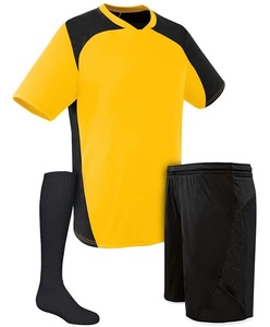 Important New Look Blank <b>Football</b> <b>Training</b> Jersey Yellow Soccer Uniform - Product Image 4