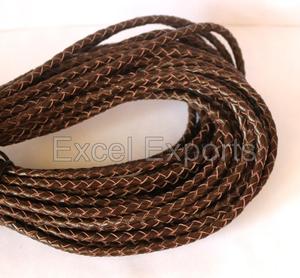 Vente en gros String multicolore en cuir tressé avec cordon 3mm-8mm Laisses pour chien et fabrication de bijoux pour sacs Produits en cuir - Product Image 6