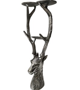 Deer Head Pillar Holder - Product Image 1