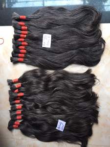 Meilleure vente 100% Vietnam cheveux humains, cheveux en vrac à partir de cheveux naturels soyeux couleur de base brut vietnamien vente en gros - Product Image 5