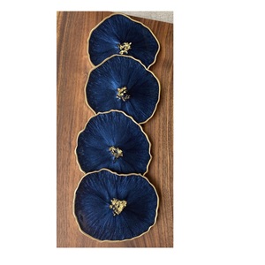 Dessous de verre en résine fleur design artisanat dessus de table décorer design admirable dessous de verre en résine produit le plus vendu - Product Image 2