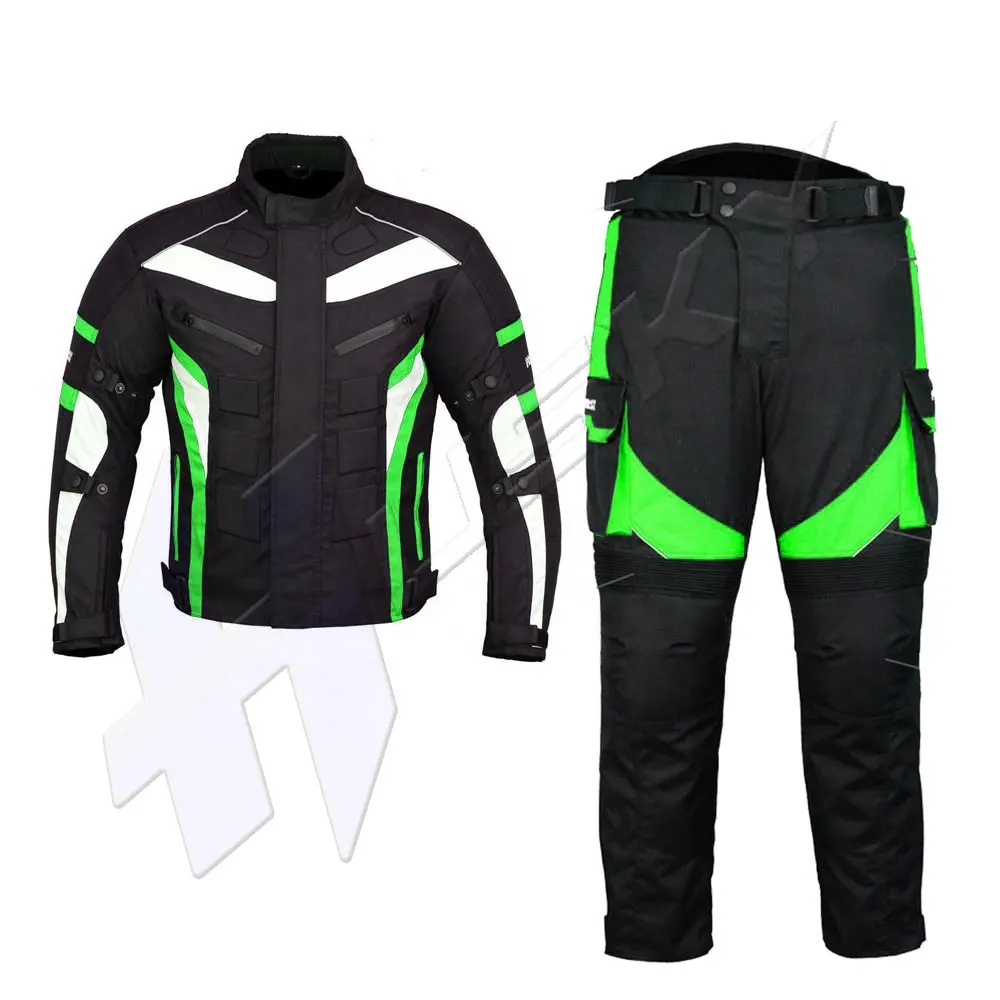 नई Cordura 600 डी मोटरबाइक सूट मोटरबाइक संरक्षण रेसिंग शैली जैकेट मोटरसाइकिल 2 टुकड़ा सूट