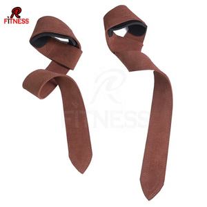 Correas de Muñeca Ajustables de Cuero Nubuck para Fitness, Gimnasio y Levantamiento de Pesas, Color Negro, Logotipo Personalizado Disponible - Product Image 6