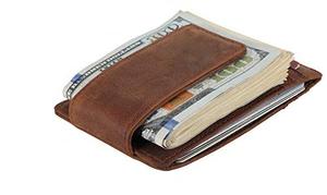 Portefeuille en cuir véritable pour homme, porte-cartes fin, pour carte d'identité et carte de crédit - Product Image 4