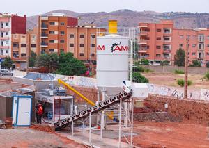 Mini usine à percussions béton de haute qualité, 45 m3/hr, prix de gros, petite usine - Product Image 2