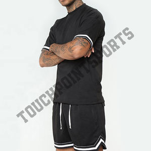 ชุดวิ่งออกกำลังกายและสั้น2ชิ้นชุดวอร์มเล่นกีฬาวิ่งทำจากโพลีเอสเตอร์สำหรับฤดูร้อนออกแบบได้ตามที่ต้องการ - Product Image 5