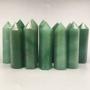 หินอาเกตสีเขียวธรรมชาติ คริสตัลทรงหอคอย ขัดเงา สำหรับบำบัดรักษา คริสตัลสำหรับการทำสมาธิ เรกิ ตกแต่งบ้าน ของขวัญ - Product Image 2