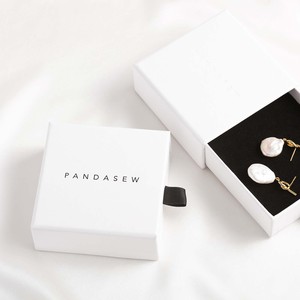 PandaSew Trượt Ngăn Kéo Hộp Đồ Trang Sức Cho Vòng Cổ Bông Tai Tông Bao Bì Quà Tặng Biểu Tượng Tùy Chỉnh Hộp Đồ Trang Sức - Product Image 5