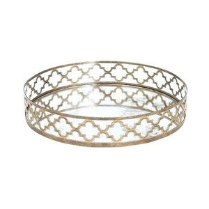 ถาดเสิร์ฟของหวานดีไซน์ล่าสุดถาดเสิร์ฟชากาแฟทรงกลมสำหรับงานศิลปะที่บ้าน - Product Image 3