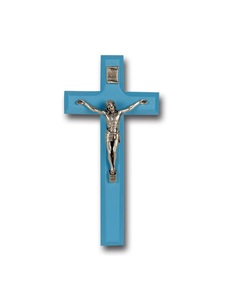 Colgante de pared de latón, Cruz de crisol de Jesús, color dorado - Product Image 6