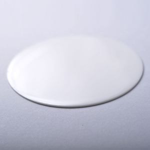 Placas de acero inoxidable esmaltadas, calidad italiana redonda, precios de fábrica, accesorios funerarios de 8 a 10 cm, blanco - Product Image 2