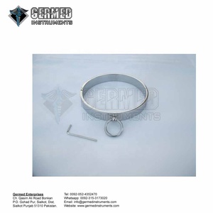 Collare per schiavi in acciaio laminato/collari per schiavi in acciaio piatto Fetish Bondage <span class=keywords><strong>BDSM</strong></span> giocattoli - Product Image 2