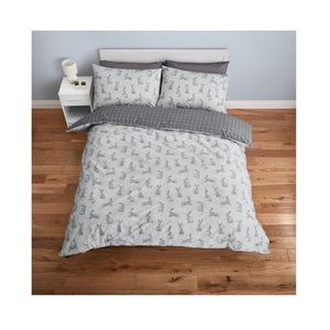 Parure housse de couette Earth Friendly Sleep Haven 250 TC 100% coton brodé léger 108x108 biodégradable certifié GOTS - Product Image 2