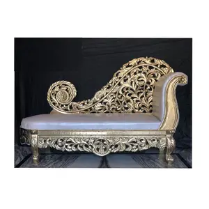 Italiaanse Huwelijk Elegante Look Liefde-Zits Deluxe Couch Voor Bruiloft Lounge High-Class Bruiloft Bloem Stijl Couch