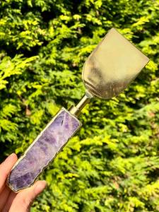 Cuchillo de latón y resina de alta calidad, mango de mantequilla, vaso, cuchillo de cena polaco para mantequilla de res, cubiertos de acero inoxidable con resina - Product Image 6