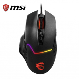 Souris de jeu <span class=keywords><strong>MSI</strong></span> Clutch GM20 FPS avec 6200 DPI, filaire, RGB, design symétrique, prise en charge de l'interrupteur Om.ron réglable - Product Image 1