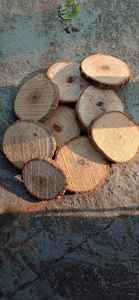 ไม้และเรซิ่นสีขาว Coasters สำหรับตกแต่งบ้านของขวัญ - Product Image 3