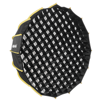 NiceFoto LED-60cm Bowens mont Parabolique lumière douce boîte profonde doux boîte avec grille rapide mis en place