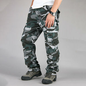 Multi Pockets Camo Cargo Pants Custom Made Camouflage Trousers with Cargo Pockets Latest Designs and High Quality Trousers - Product Image 2