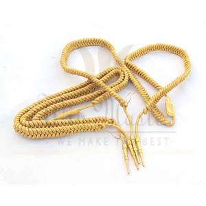Accesorios de uniforme Aiguillettes de alta calidad Aiguillettes dorados ceremoniales 2024 - Product Image 6