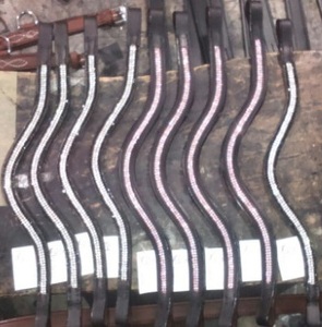 VENDER Bling cuero Browbands colorido IN; dólar 3 tamaños COB completo Shetland - Product Image 4