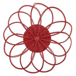 Plateau de chargeur en rotin naturel, plaque de chargeur pour décor de mariage, dîner en bambou, vente en gros indien - Product Image 1