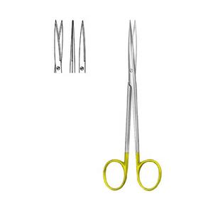 Instruments chirurgicaux de base chirurgicale incurvée droite d'acier inoxydable de finition d'or d'équipement médical manuel de Metzenbaum Fino - Product Image 1