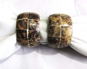 <b>Black</b> <b>Resin</b> Napkin Rings From India Customization Available Home and Kitchen Placemats <b>Epoxy</b> Couch Cup Holder - Product Image 4