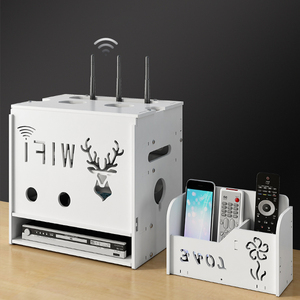 Enchufe de escritorio de plástico, enrutador Simple moderno, caja de almacenamiento inalámbrica, <span class=keywords><strong>Wifi</strong></span>, gran oferta - Product Image 4