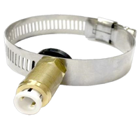 Raccords rapides réglables pour système RO, collier de serrage pour tuyau de drainage, fer galvanisé et laiton, compression standard