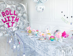 Gobelet à bille en acrylique arc-en-ciel, 20oz, avec paille, pour <span class=keywords><strong>la</strong></span> fête, tasse de voyage en or rose, pour boisson, disco - Product Image 6