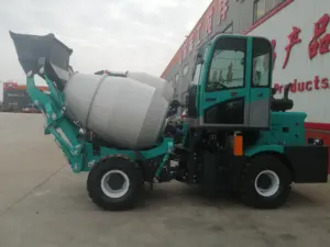 Small Mini Self-loadng Concrete Mixer Truck Ready Mix Concrete Mixer Design Of Mixer Truck Portable Automatic Wheel Concrete Mix