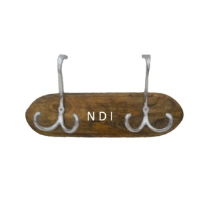 Sustainable Quality Shiny Polished Finishing Decorative Wall <b>Hook</b> Unique Style Wall Mounted Hanging Metal <b>Hook</b> - Product Image 6