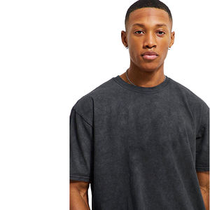 Conjunto de camisetas y pantalones cortos para verano, camisetas de algodón con estampado gráfico de Color gris, con estampado de logotipo personalizado - Product Image 3