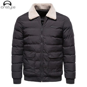 Veste d'hiver matelassée pour homme à capuche respirante écologique non tissée 100% polyester rembourrée chaude décontractée - Product Image 3
