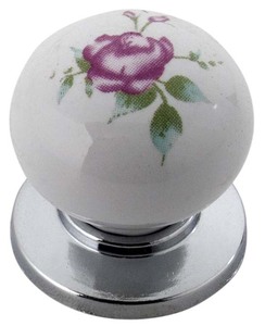 Mejor Oferta al por Mayor: Perilla de Porcelana para Muebles - Perilla de Porcelana y Zamak para Gabinetes - Product Image 2
