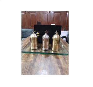 Juego de comunión de latón, suministros de iglesia con Cruz, tres - Product Image 1