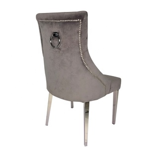 Chaise de salle à manger de conception moderne de bonne qualité avec cadre en bois et pieds en acier inoxydable pour la maison, le bureau, le bar à domicile et l'utilisation en parc - Meilleur prix - Product Image 6