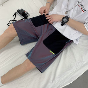 <b>Mens</b> Colorblock <b>Utility</b> <b>Shorts</b> Streetwear Multi Pocket Drawstring Waist Loose Fit Summer Casual Trendy Fashion <b>Shorts</b> - Product Image 6