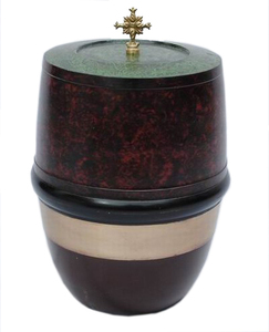 Urne de crémation européenne en métal - Product Image 5