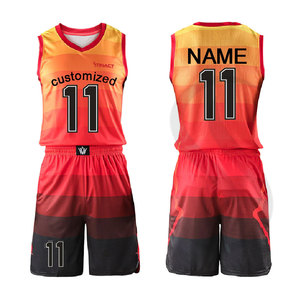 100% polyester uniforme de basket-ball pour hommes de haute qualité uniforme de basket-ball le plus vendu 2025 - Product Image 1