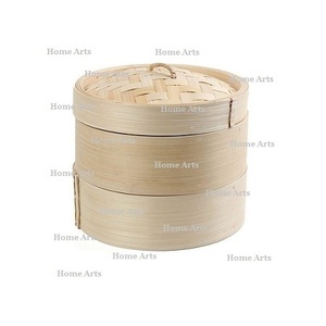 Cuiseur vapeur Momo alimentaire en bois de la meilleure qualité avec baguette taille et forme personnalisées boîte Dim Sum à bon prix - Product Image 3