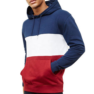 Sudadera con capucha de algodón grueso para hombre, ropa deportiva informal de manga larga y corte ajustado, Color sólido, para invierno, 400gsm - Product Image 4